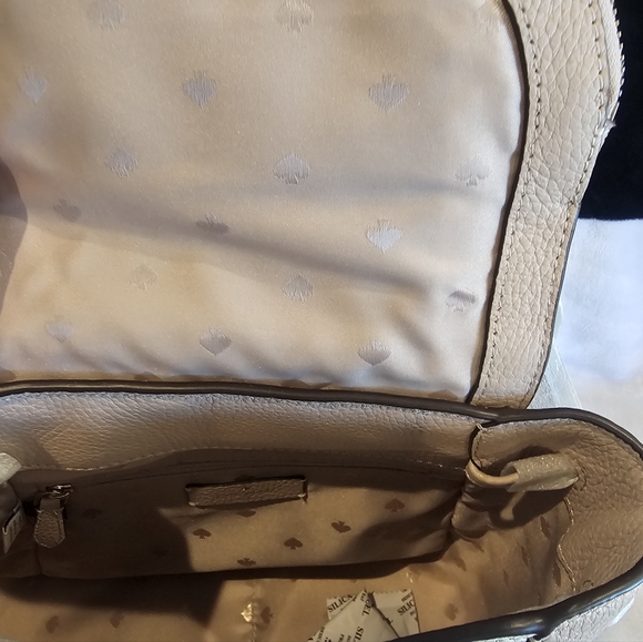 Kate Spade Beige and White Leather Women's Backpack - Picture 4 of 4